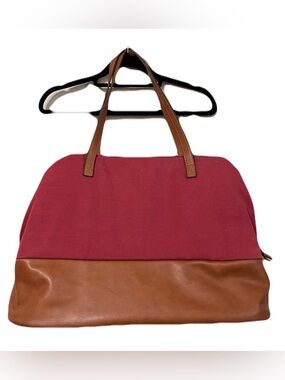 GUC street level, weekender bag, burgundy, and brown